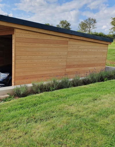 British Larch Premium Shadow Gap Profile Co2 larch British Premium shadow Gap Cladding