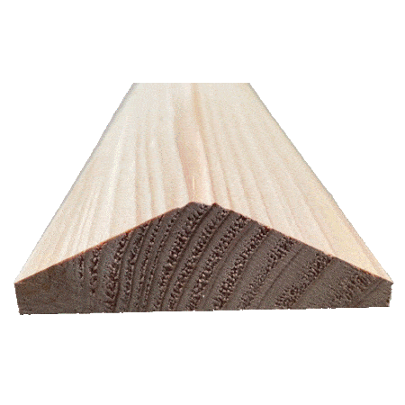 British Larch fence capping